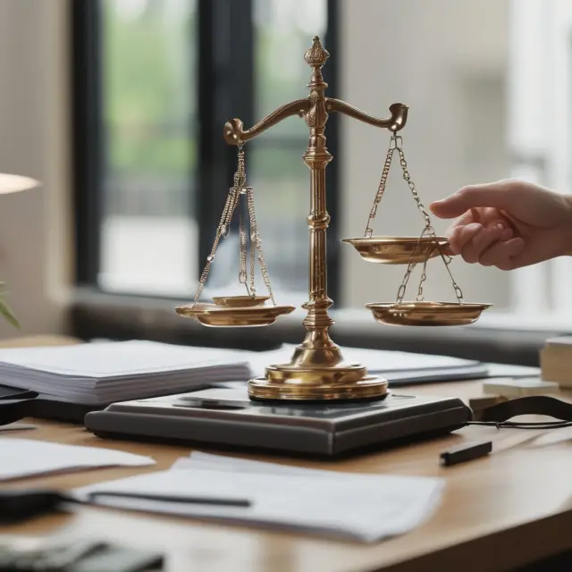 Scales symbolize accurate reporting of capital gains and losses with Form 8949 recording the details.