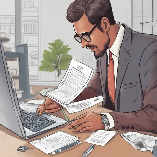 Taxpayer holding an overflowing stack of digital Form 1099-DIV documents, representing investment income
