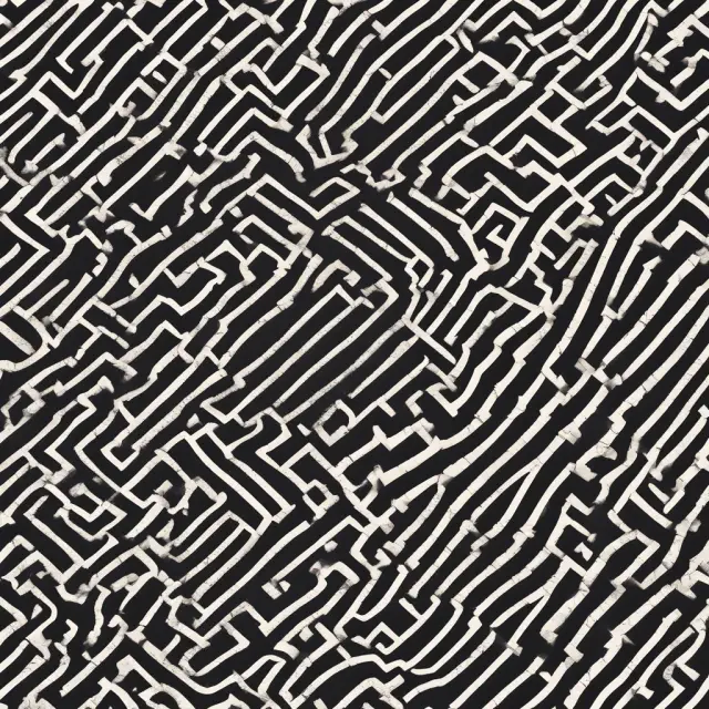 A maze illustrating the different distribution codes (A to I) on Form 1099-R guiding retirement funds through the complexities of tax filings.