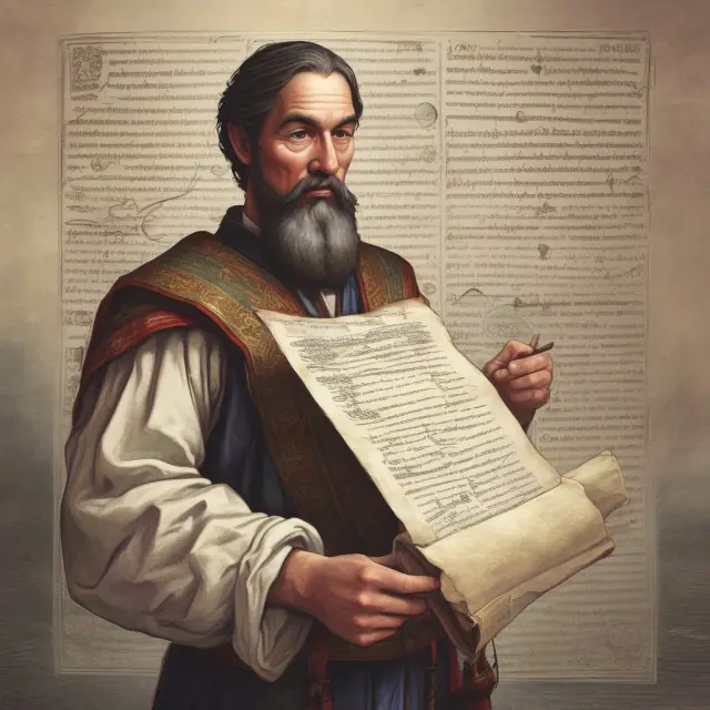 Insider holding an ancient scroll, revealing SEC Form 4 and its importance.
