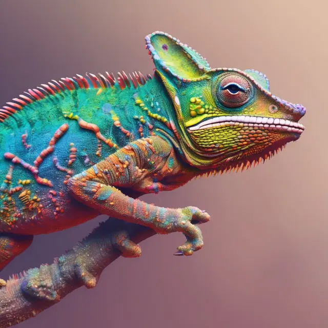 Chameleon transforming on SEC Form ADV, representing annual updates required in investment advising