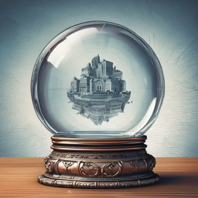 Image of a crystal ball depicting various aspects of SEC Form ADV, emphasizing transparency for institutional investors