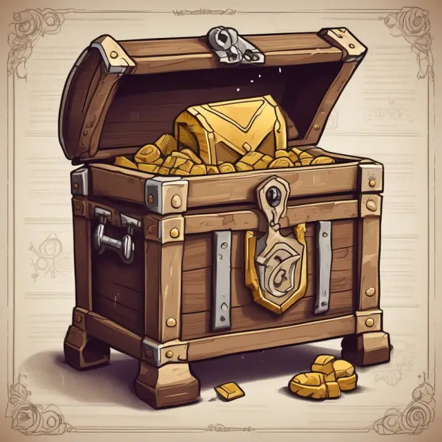 A shield composed of overlapping forward contracts safeguards a treasure chest, symbolizing the protection offered against market risks