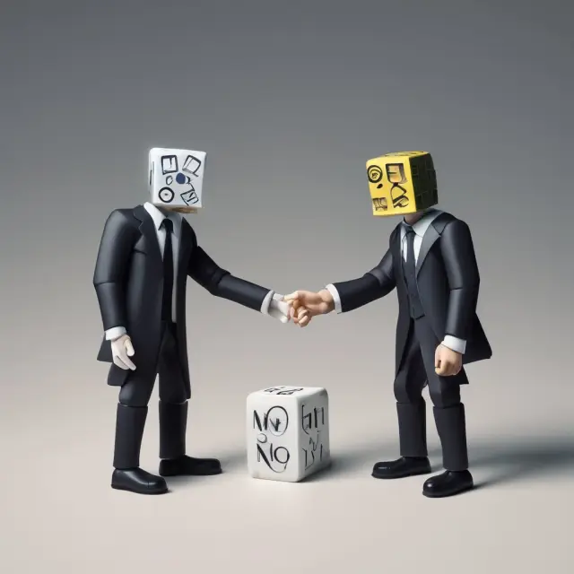 Two masked figures roll dice in a dimly lit room, illustrating the inherent counterparty risk in forward contracts