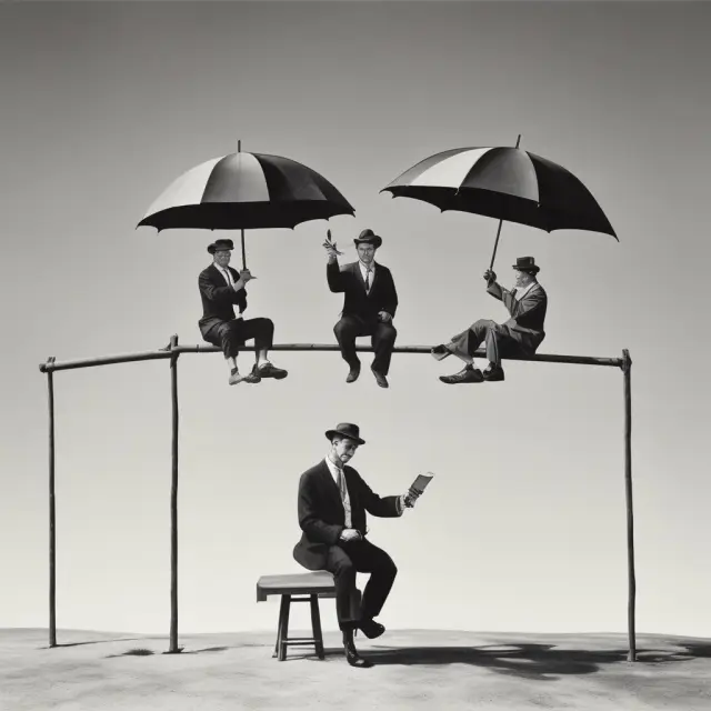 A visual depiction of two parties discussing forward contracts under the protective cover of FAQ questions.