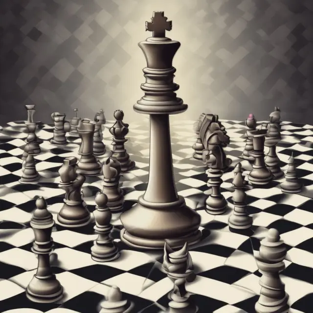 King taking control of the marketplace, illustrating benefits of successful forward integration