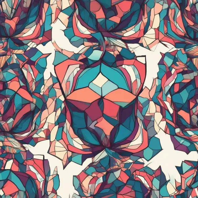 Forward prices visualized as a colorful kaleidoscope, symbolizing various opportunities in portfolio diversification for institutional investors