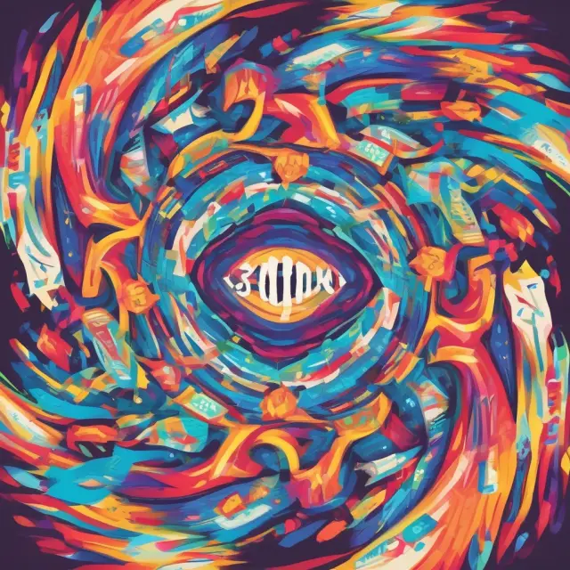 Vibrant kaleidoscope image showcasing logos for advertising, PR, personal selling, and sales promotion strategies.