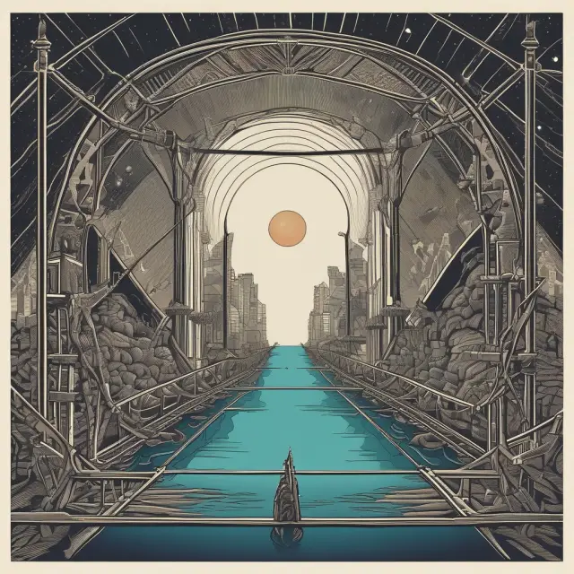 An elegant, metaphorical bridge joining the disconnected Fourth World to the global community