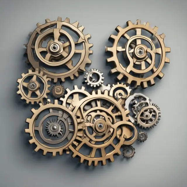 A clockwork of gears symbolizing Frequently Asked Questions about Forward Rate Agreements