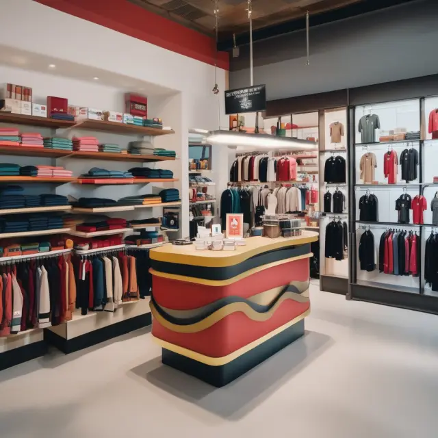 A balance scale weighs the importance of brand consistency against a struggling franchisee