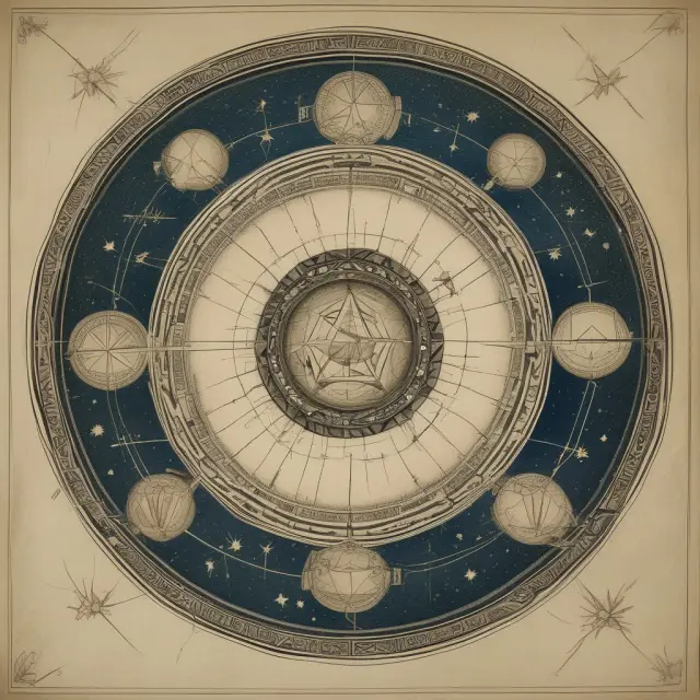 Constellation of seven stars symbolizing the Federal Reserve Board and its influential members