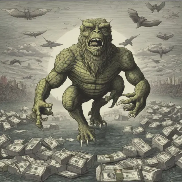 A mythical creature named Freddie Mac receives a continuous flow of mortgage loans, turning them into mortgage-backed securities and distributing them to investors