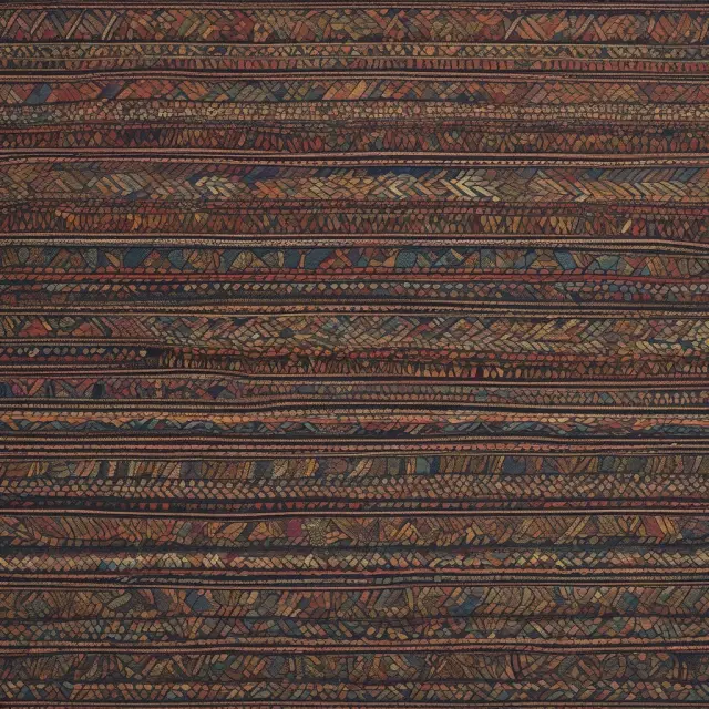 Two countries weaving fabric in distinct styles reflecting their unique comparative advantages within a global free trade framework