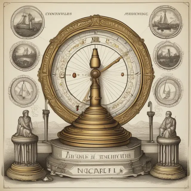 Golden scales represent net income balanced by depreciation stones, tax torch, CAPEX boulder, and IWC gears. IE river flows beneath, with preferred dividend pearls added to maintain equilibrium.