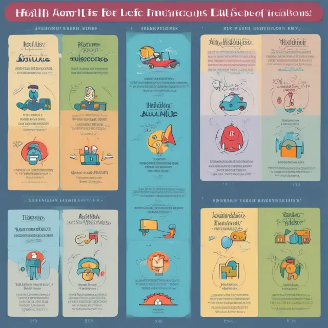 An intricately woven tableau depicting health insurance, life insurance, employee discounts, and stock options, along with their interconnected tax implications.