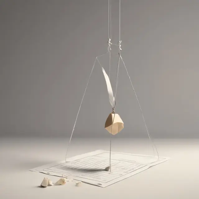 Image of a pendulum representing floating-rate notes, symbolizing the balance between potential risks and rewards in investing.