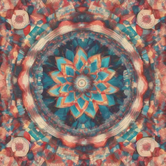 Floating-rate notes visualized as a swirling kaleidoscope, representing market trends and the adjustment of yields