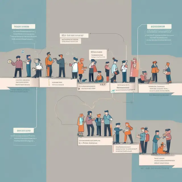 Intermediaries represented as figures holding scrolls illustrating front-end load