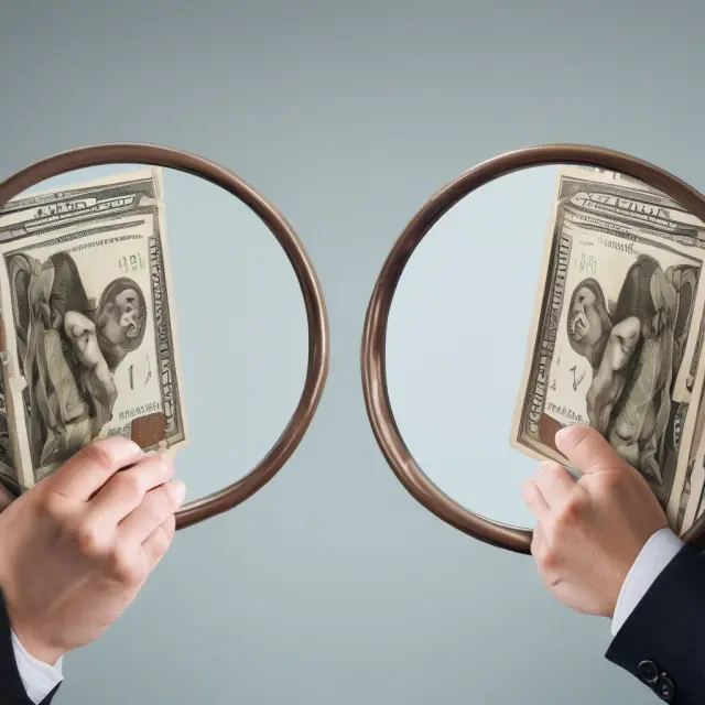 An investor looking into a mirror reflects on the impact of taxes when considering a front-end loaded mutual fund