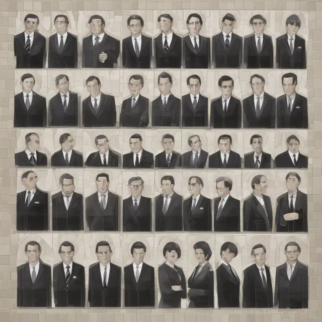 An intricate mosaic of wealth managers, sales representatives, and advisors forming the front office.