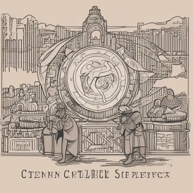 An image of the Federal Trade Commission (FTC) depicted as a watchful sentinel made of consumer complaints, generating informative reports to uphold fair business practices