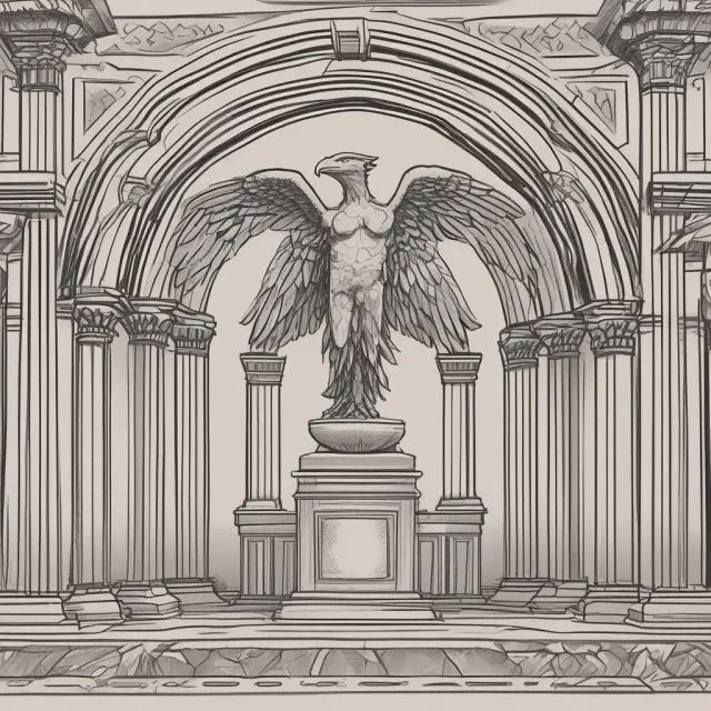 Federal Trade Commission (FTC) represented as a sentinel, standing guard to prevent anticompetitive mergers and protect fair competition in the marketplace