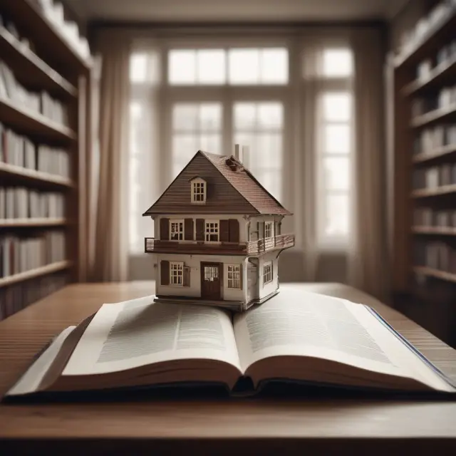 An open book with property documents and contracts, representing the importance of truthful information exchange for successful real estate transactions