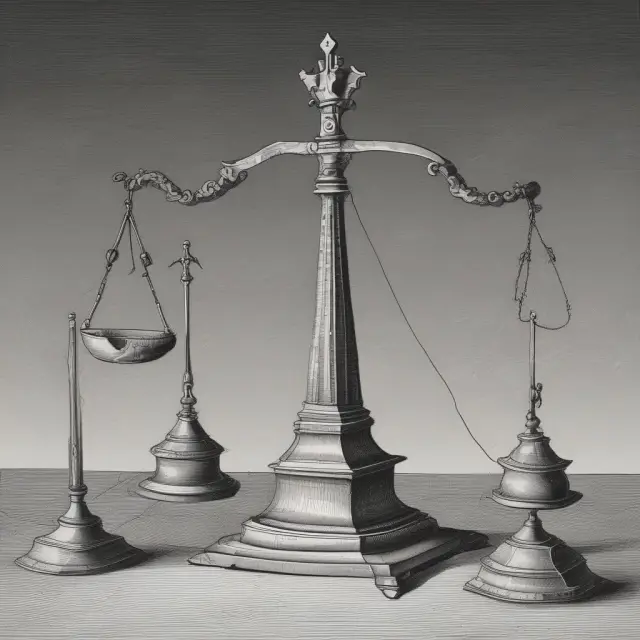 An image depicting a balance scales with a founder on one pan and an early investor holding a protective shield, illustrating the impact of full ratchets on fundraising