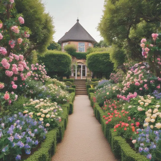 A garden with three flowers: mutual fund (diversification, professional management), money-market fund (liquidity, capital preservation), and hedge fund (high risk, exclusivity).