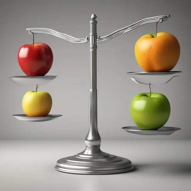 Two scales with 