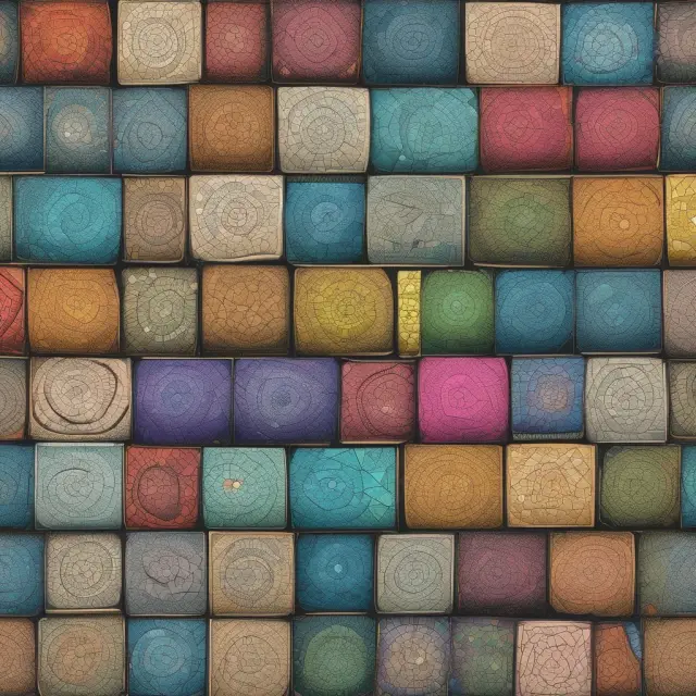Image of a colorful, intricately designed mosaic consisting of multiple overlapping funds symbolizing the diversified investment portfolio offered by a Fund of Funds.