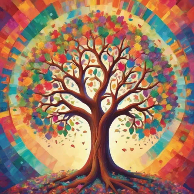 A kaleidoscope represents a fund of funds