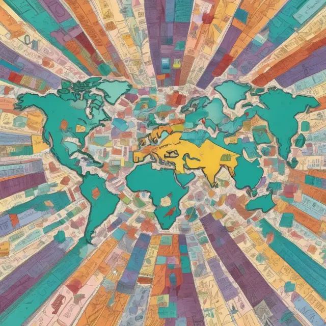 Global exchanges interconnected through cross-listed stocks