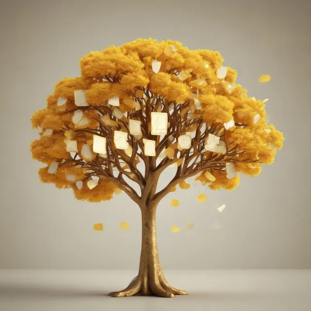 Golden tree releasing payment 