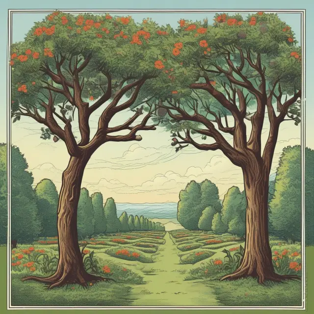 An image depicting various annuity flowers blooming with interest rate values, symbolizing their growth potential.