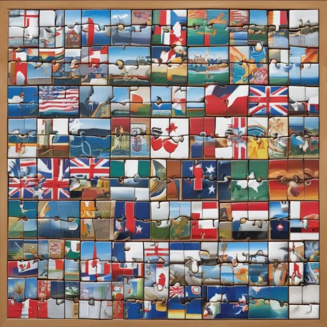 A colorful puzzle, with G-7 countries