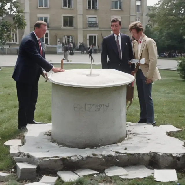 An open time capsule reveals a series of historical events showcasing the adaptation and growth of the G-7 in global economics.