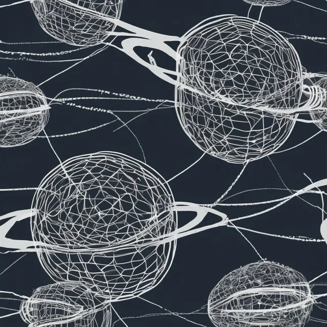 Globes representing IFSWF members connected by threads, illustrating global cooperation and adherence to Santiago principles