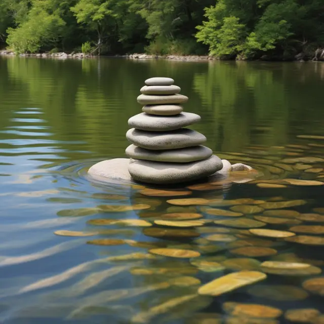 FASB pronouncements depicted as pebbles causing ripples in a pond, illustrating the GAAP hierarchy