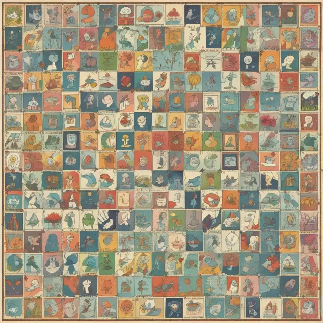 A colorful mosaic illustrating human tendencies (competition, achievement, collaboration, and charity) intertwined with gamification elements (points, badges, leaderboards, progress bars).