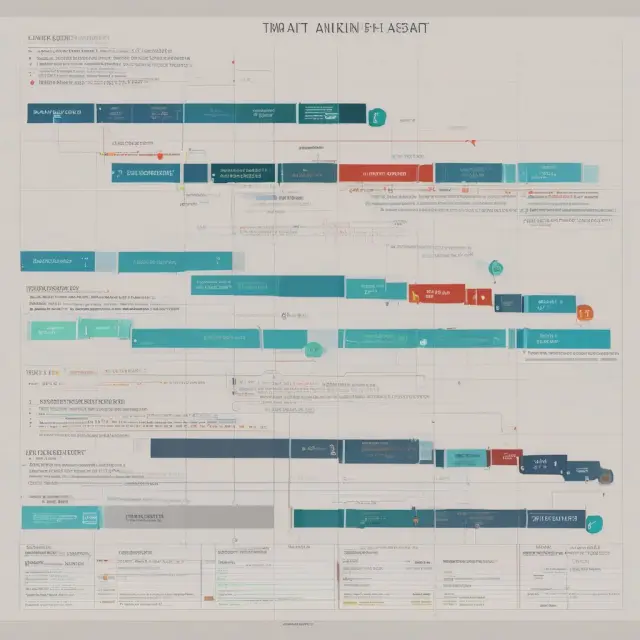 A dynamic Gantt chart illustrates tasks, durations, and dependencies for managing a software installation project