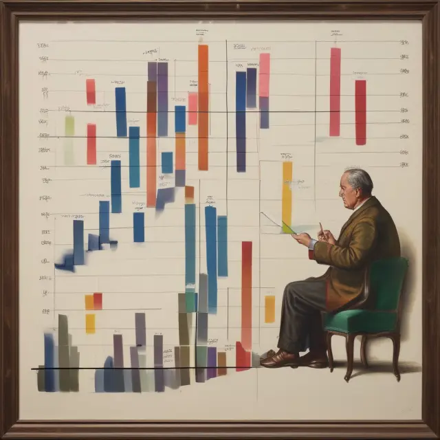 Henry Gantt paints a Gantt chart, marking the inception of effective project management.