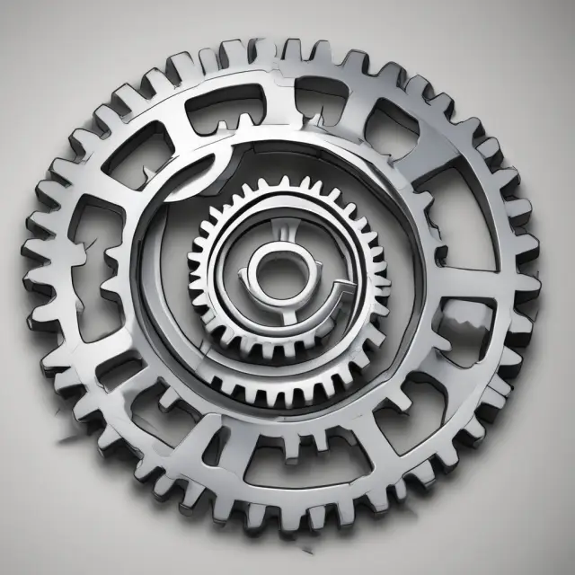 Interconnected gears symbolizing car insurance and gap insurance, bridging the financial difference when necessary