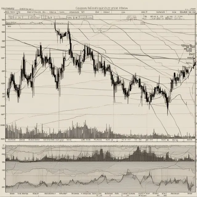 A gap in a stock chart represented by two waves, showing potential for a trend reversal