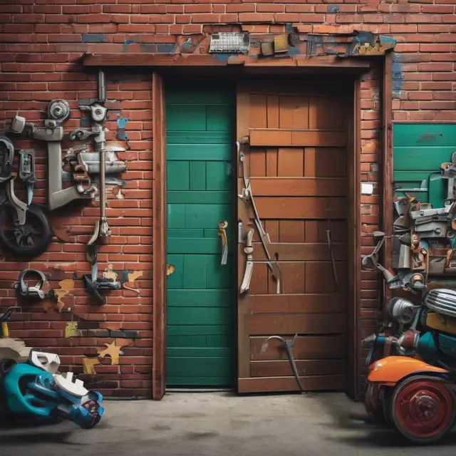 A jigsaw puzzle depicting various garage liability policy terms, conditions, defenses, and exclusions to illustrate understanding the complexities of coverage