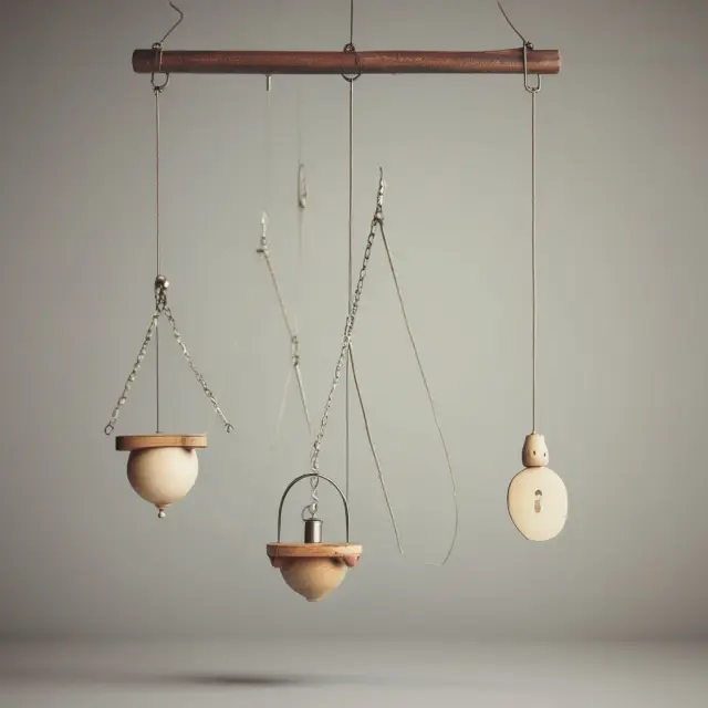 A pendulum oscillating between fixed and adjustable mortgage rates, illustrating the Garn-St. Germain Act