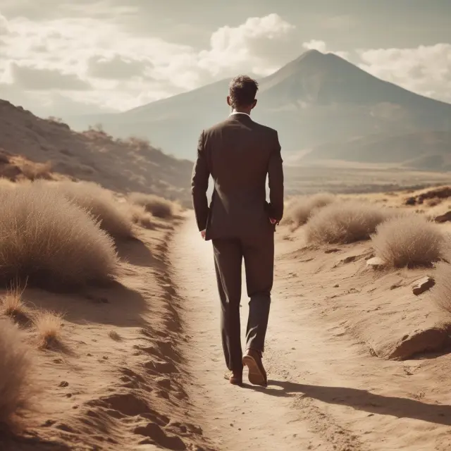 An investor exploring two distinct lands: