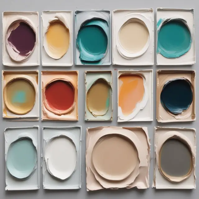 Artwork illustrating the GARP strategy through a palette of paints blending growth and value stocks in an index fund