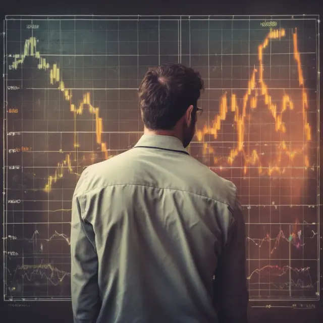 Investor examining Gartley patterns in harmony: Bullish uptrends and bearish downtrends, Fibonacci ratios, and trendline intersections